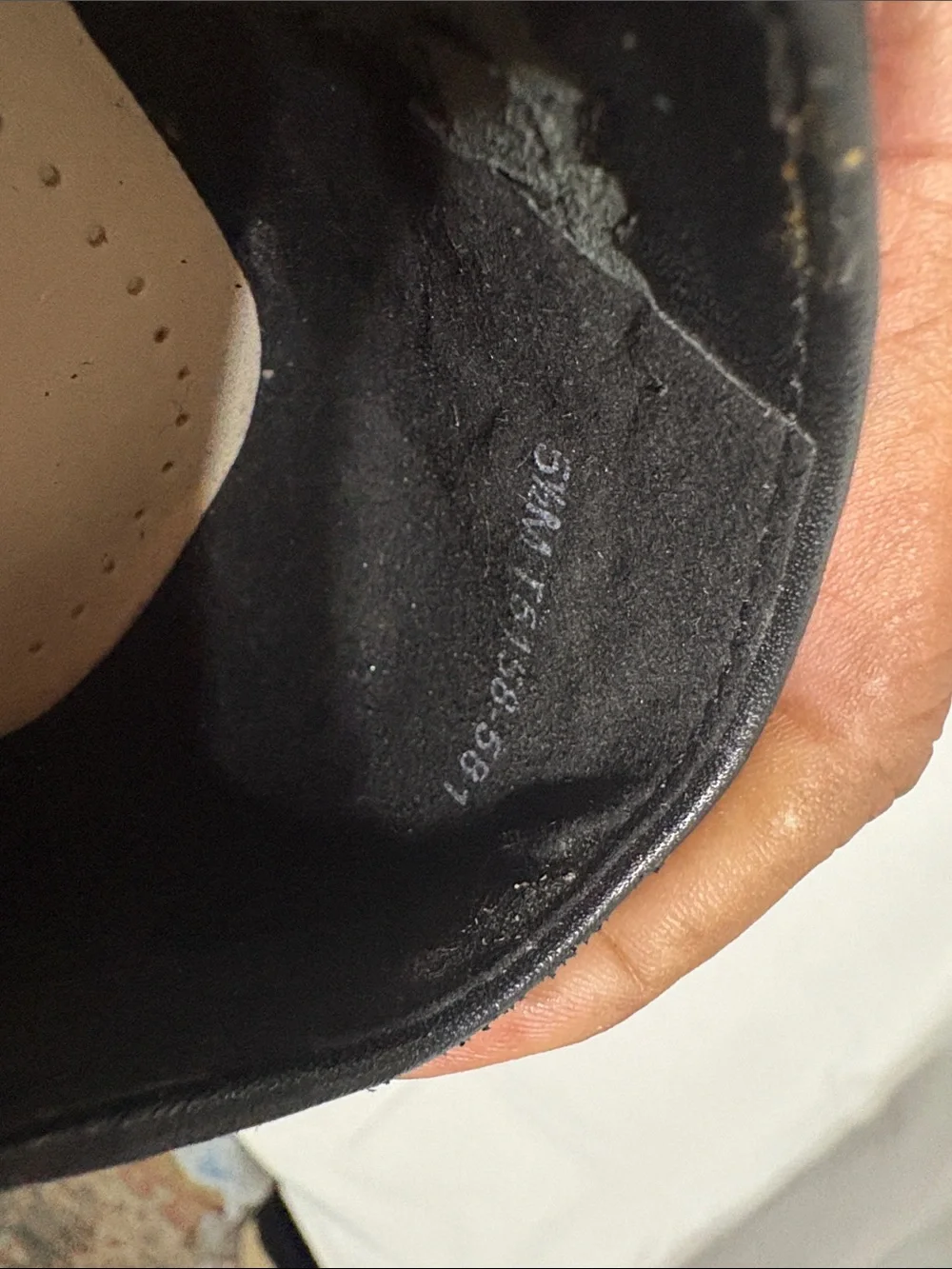 Trotters Black Woven Leather Slip-On Flats
